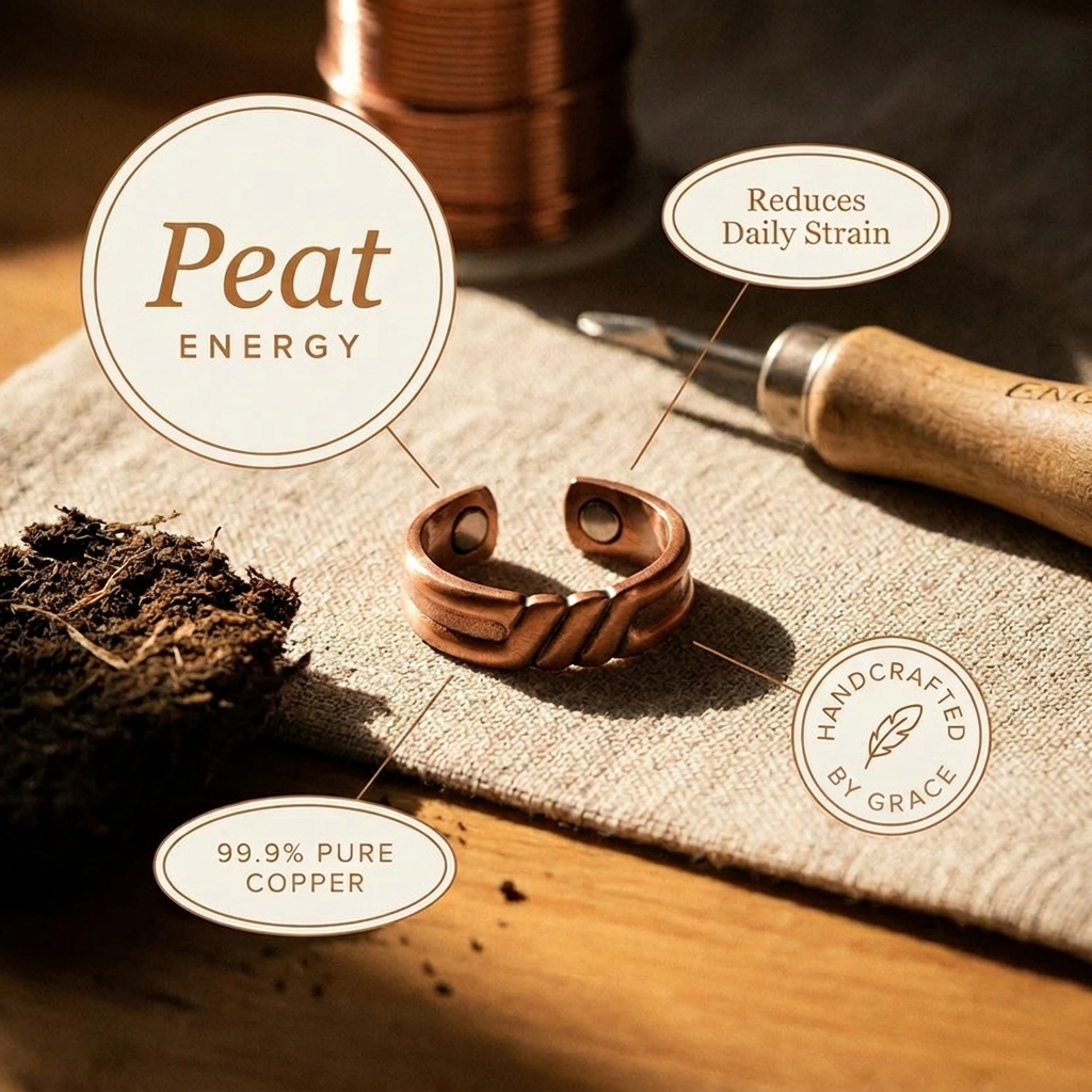 Grace's Peat Copper Ring