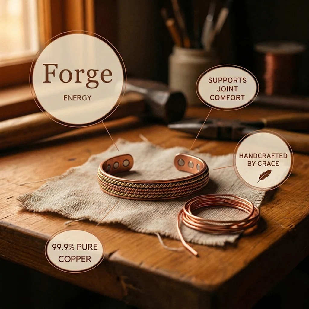 Grace’s Forge Copper Bracelet