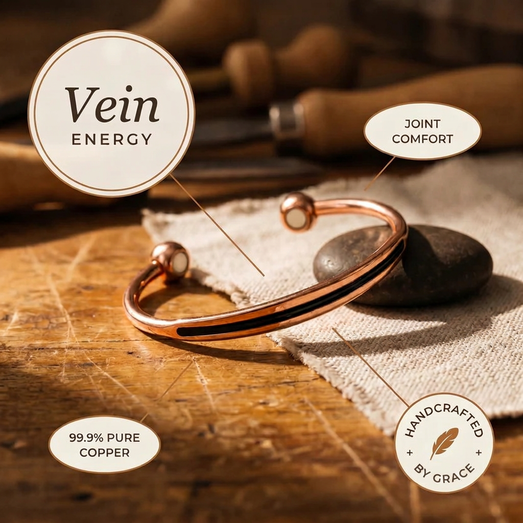 Grace's Vein Copper Bracelet
