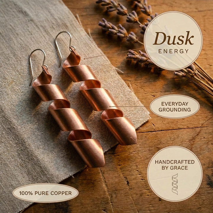 Grace's Dusk Copper Earrings