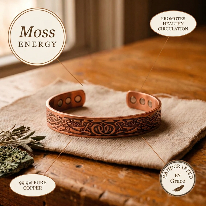 Grace's Moss Copper Bracelet