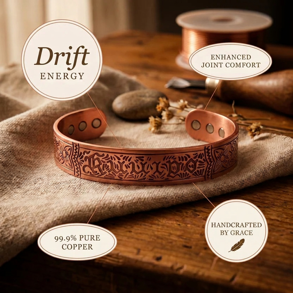 Grace's Drift Copper Bracelet