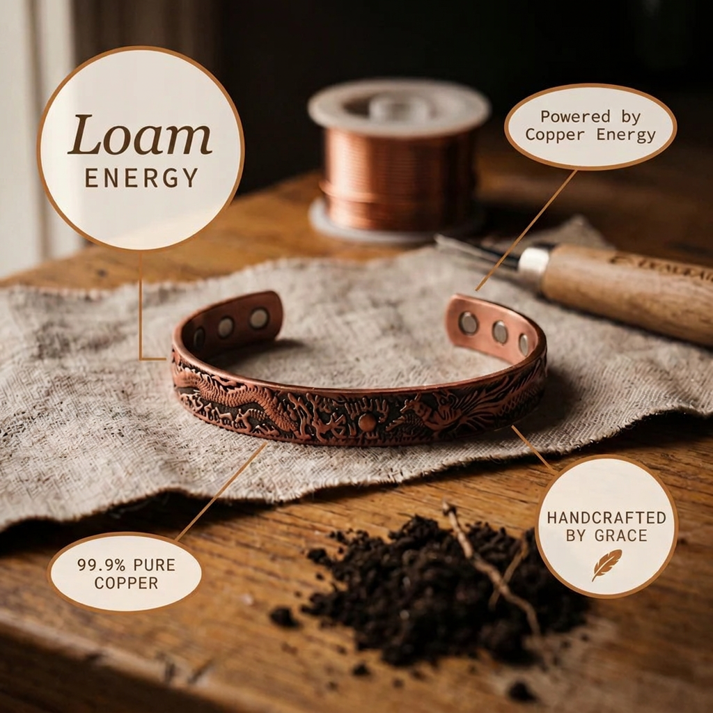 Grace's Loam Copper Bracelet