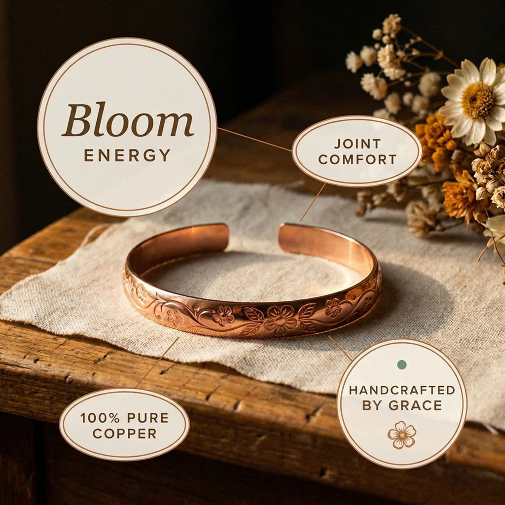 Grace's Bloom Copper Bracelet