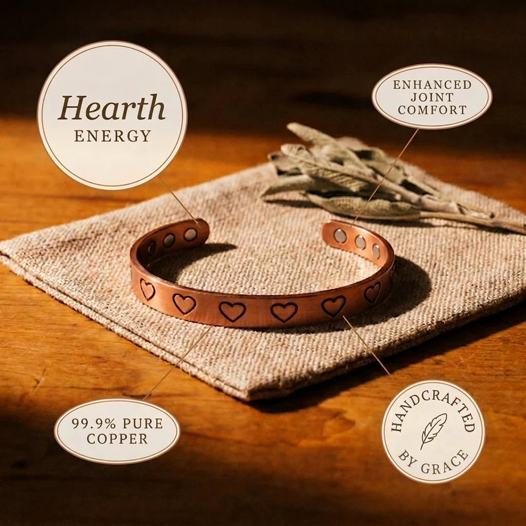 Grace's Hearth Copper Bracelet
