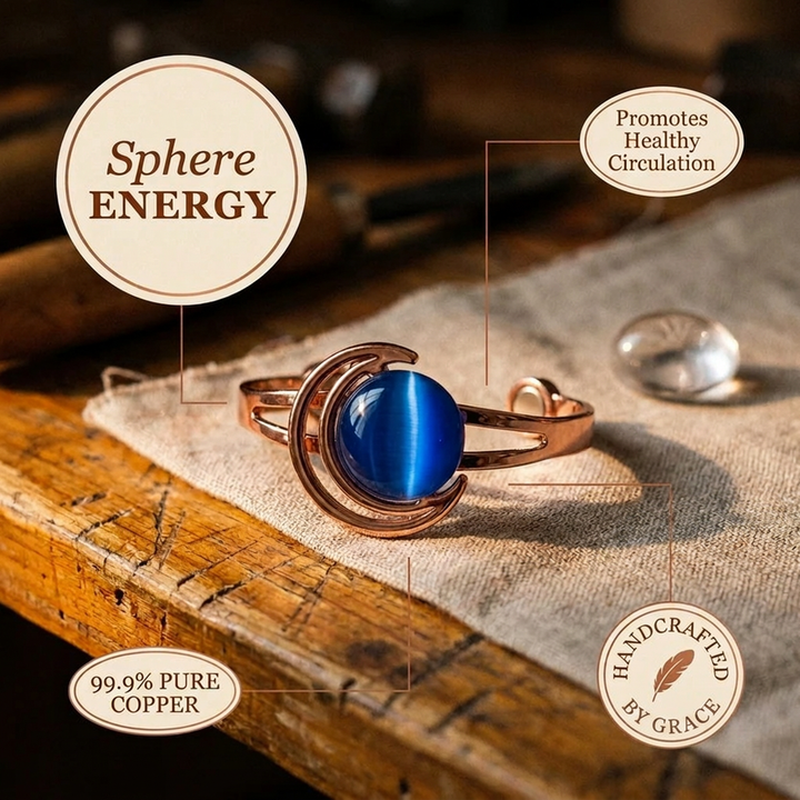 Grace's Sphere Copper Bracelet