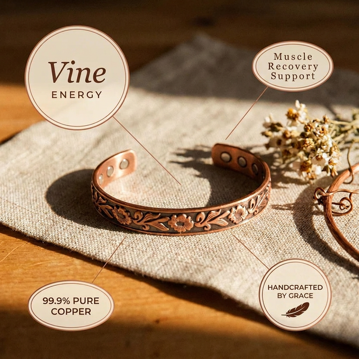 Grace's Vine Copper Bracelet