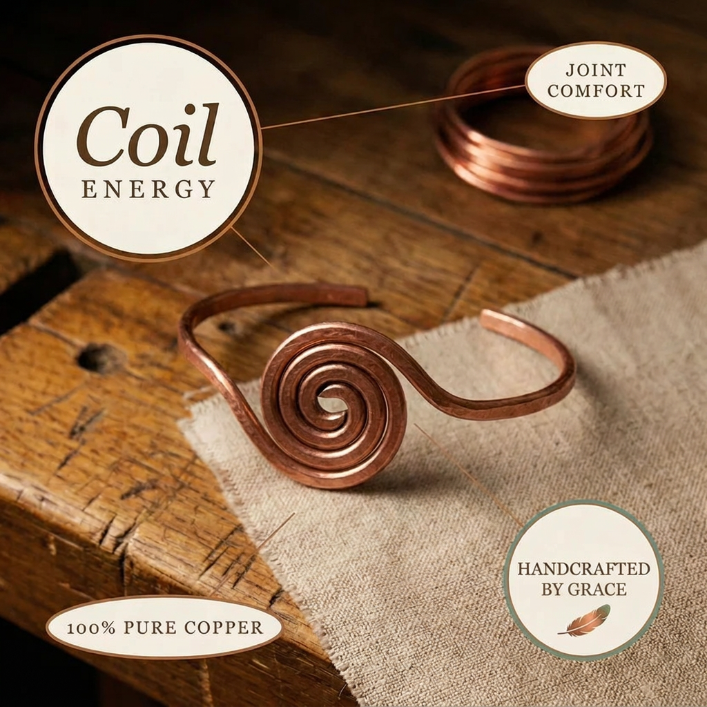 Grace's Coil Copper Anklet