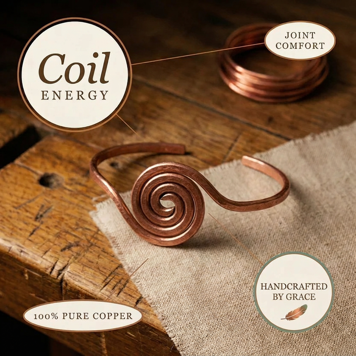 Grace's Coil Copper Anklet