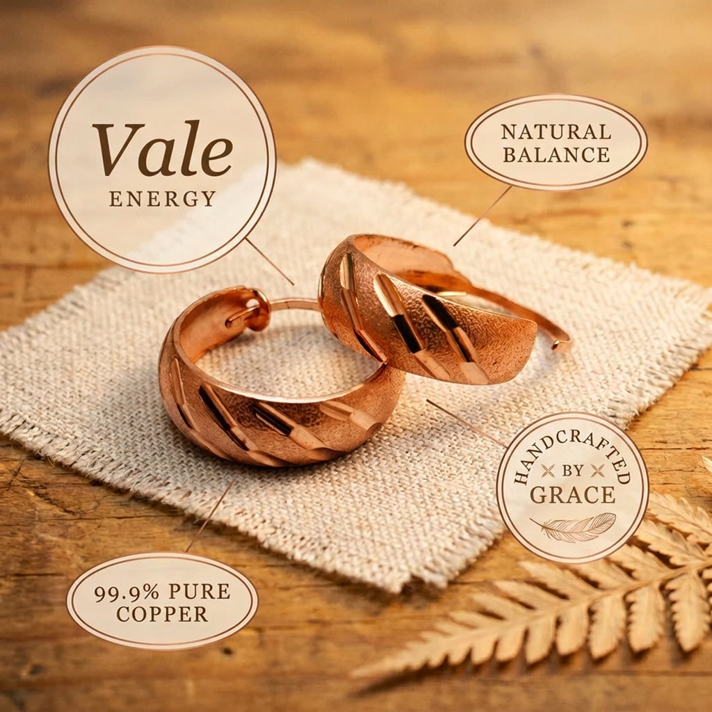 Grace's Vale Copper Earrings
