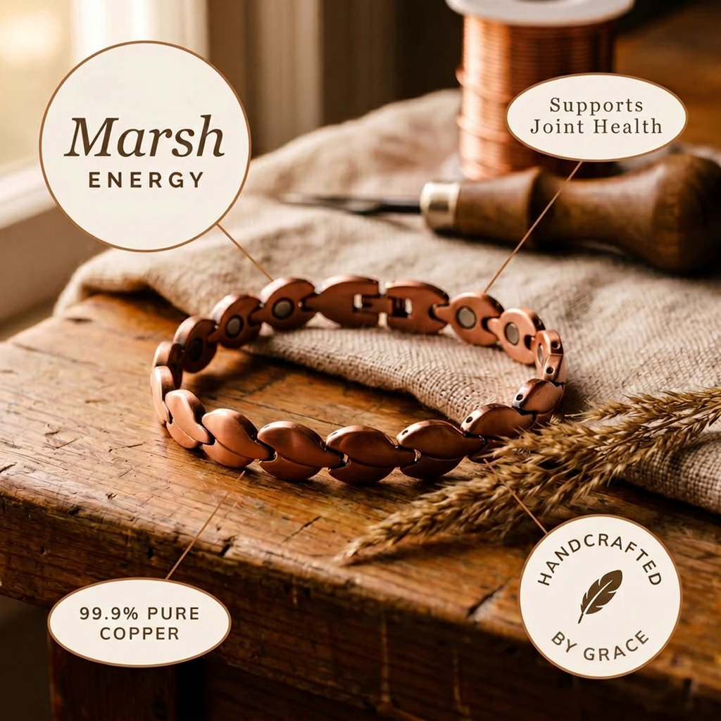 Grace's Marsh Copper Anklet