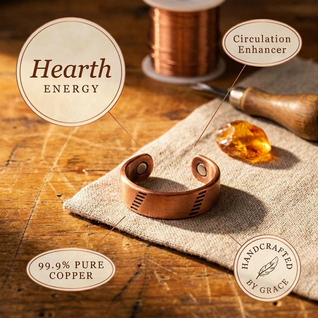 Grace's Hearth Copper Ring