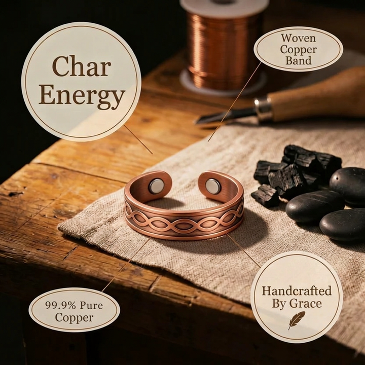Grace's Char Copper Ring