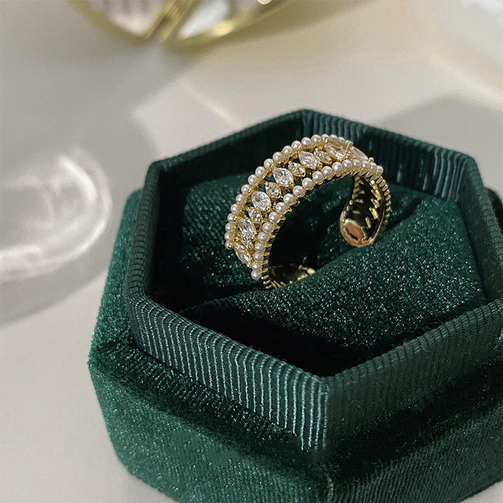 Elodie Vance Ring Set | Gold