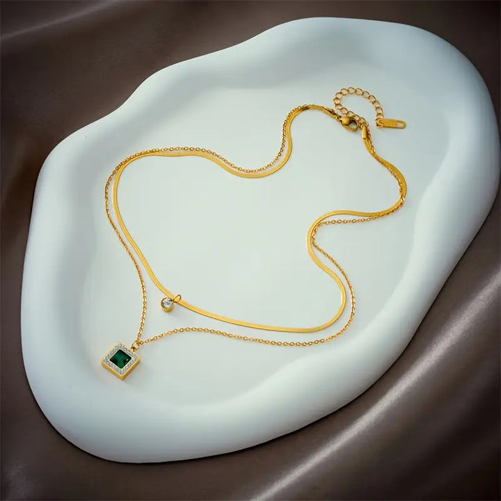 Tirena Valeure Necklace | Gold