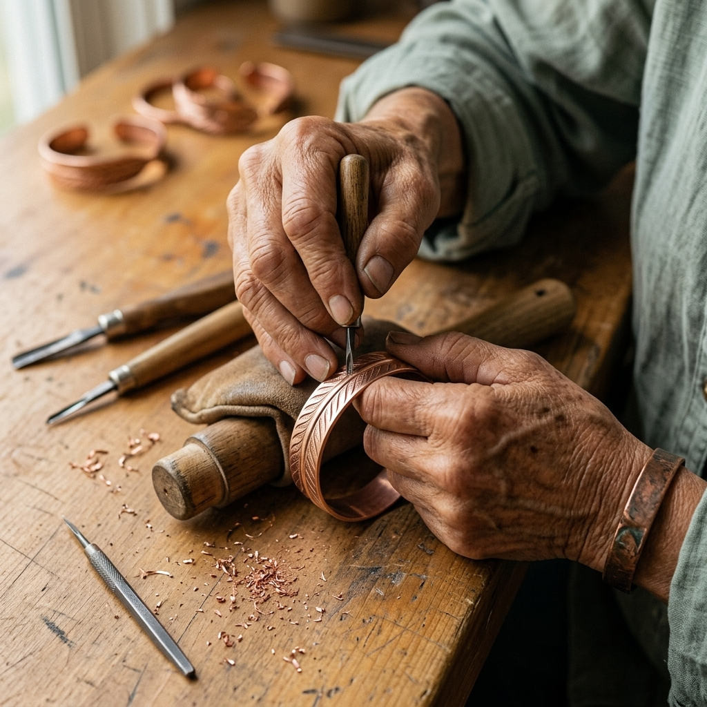 Grace's Root Copper Bracelet