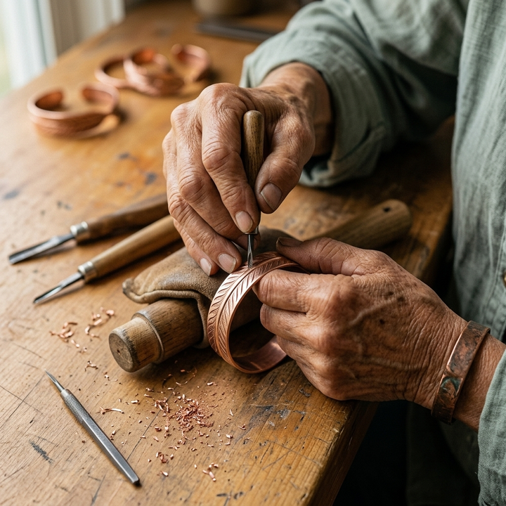 Grace's Root Copper Bracelet