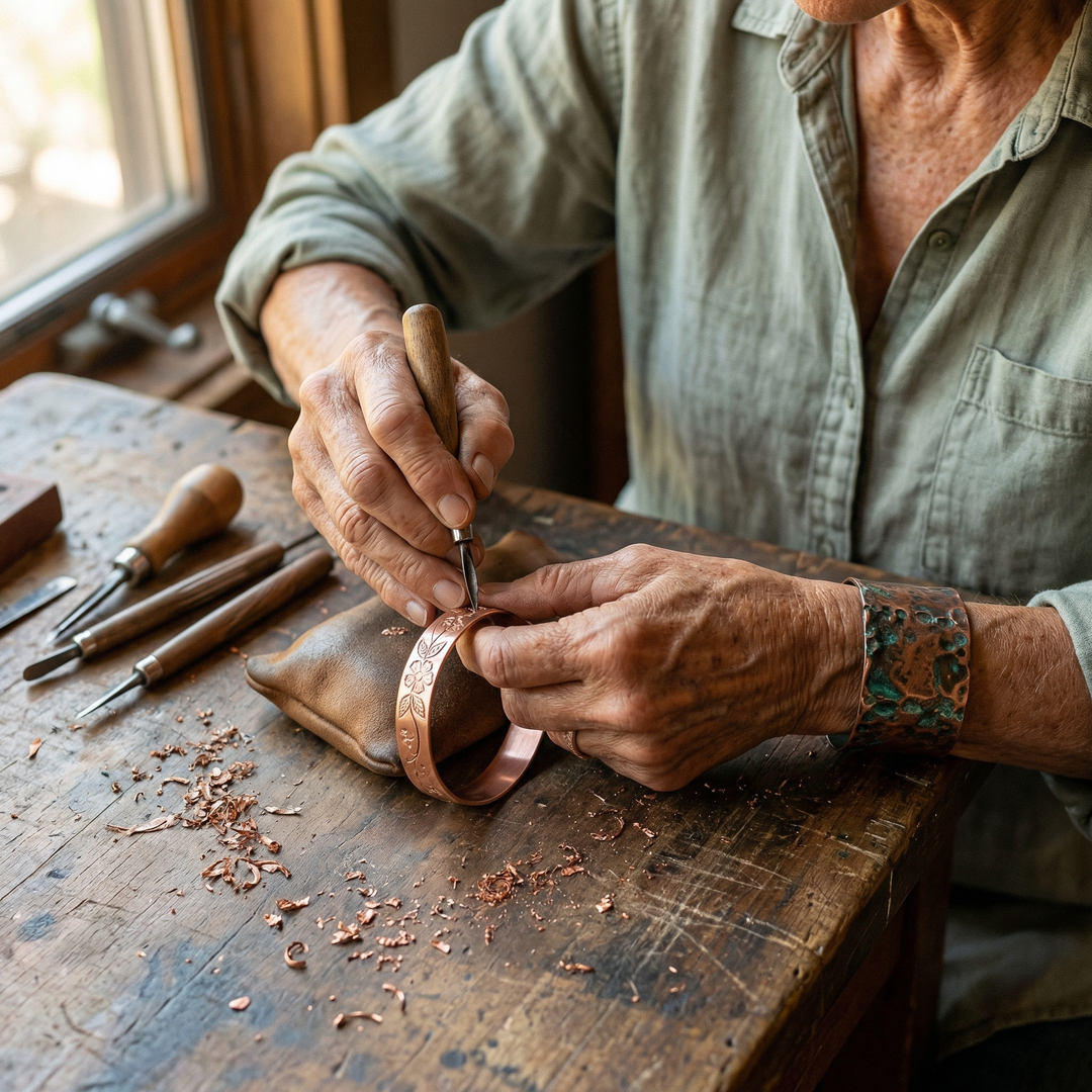 Grace's Bloom Copper Bracelet