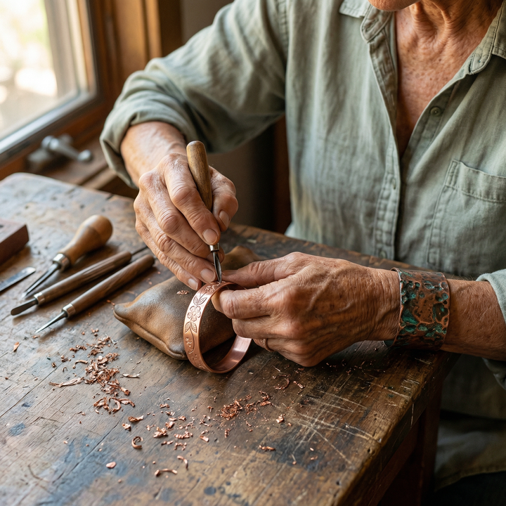 Grace's Bloom Copper Bracelet