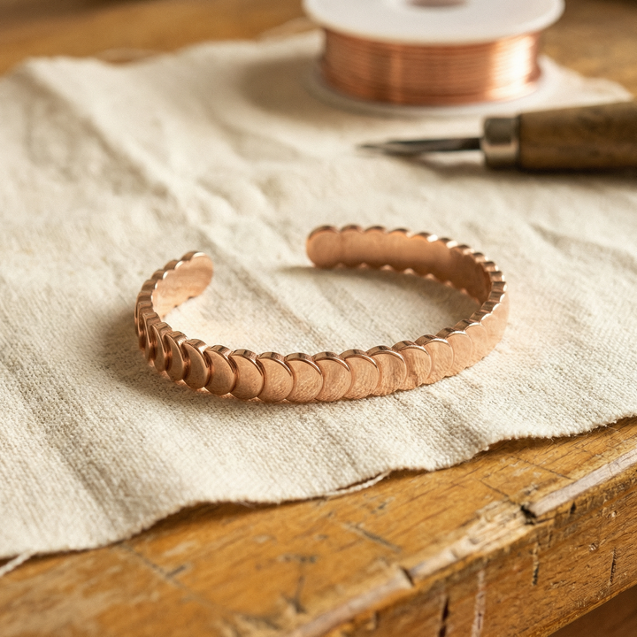 Grace's Tide Copper Bracelet