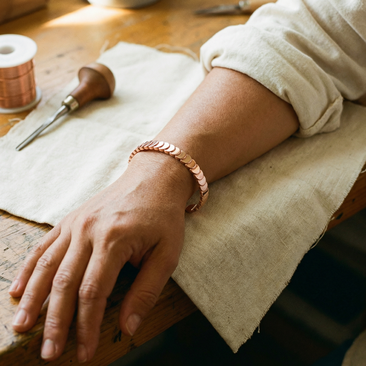 Grace's Tide Copper Bracelet