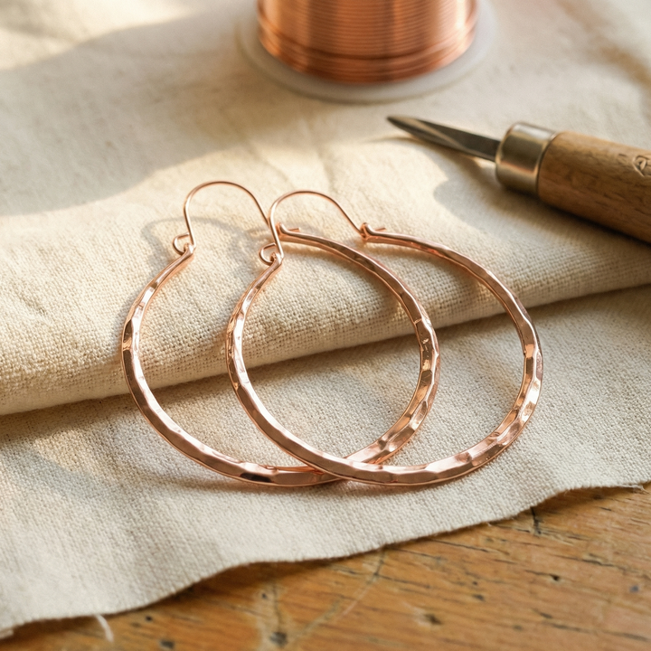 Grace's Willow Copper Earrings