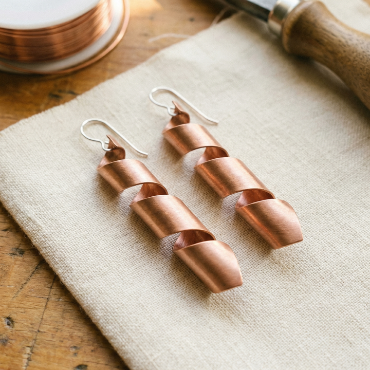 Grace's Dusk Copper Earrings