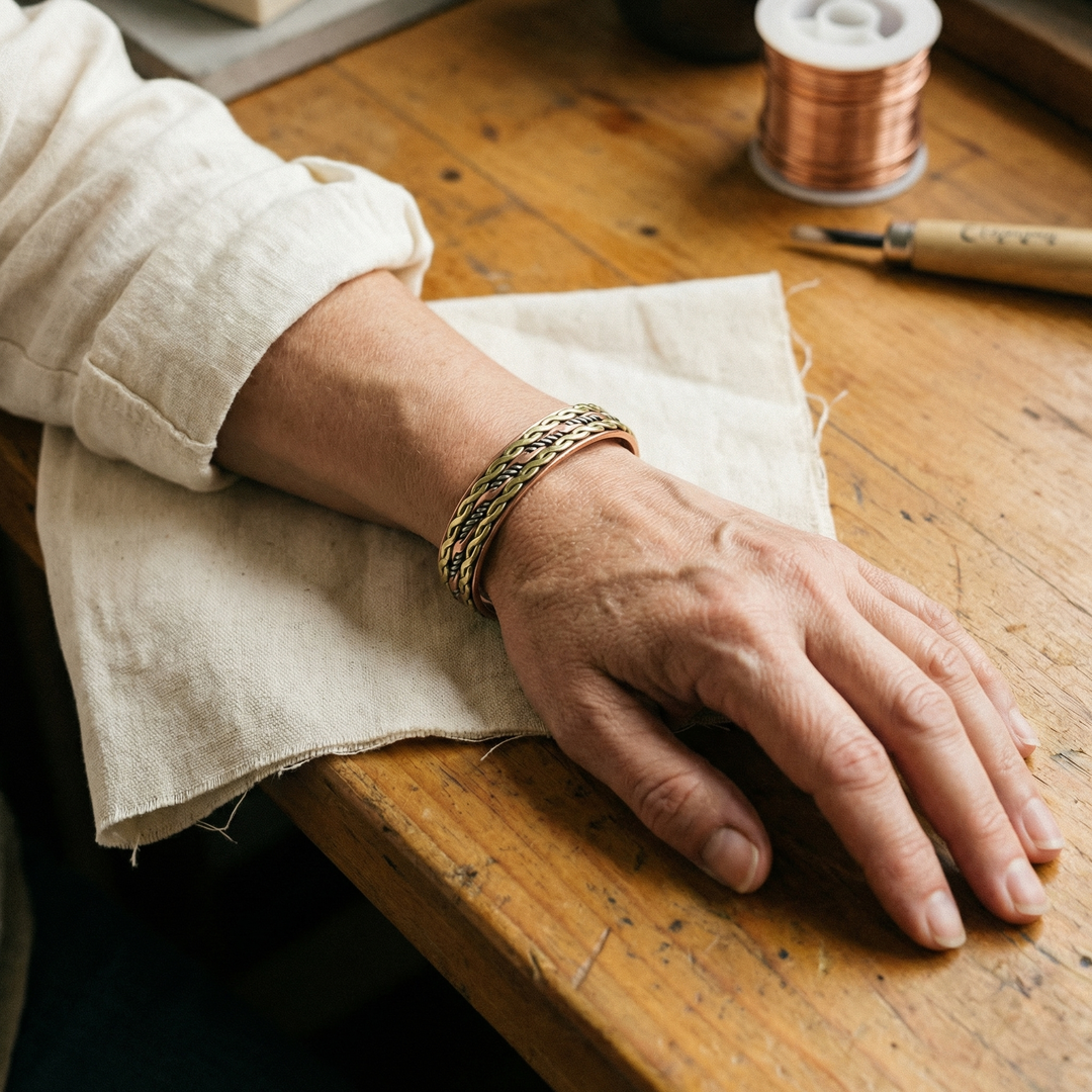 Grace's Weave Copper Bracelet