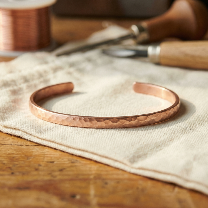Grace's Sand Copper Anklet
