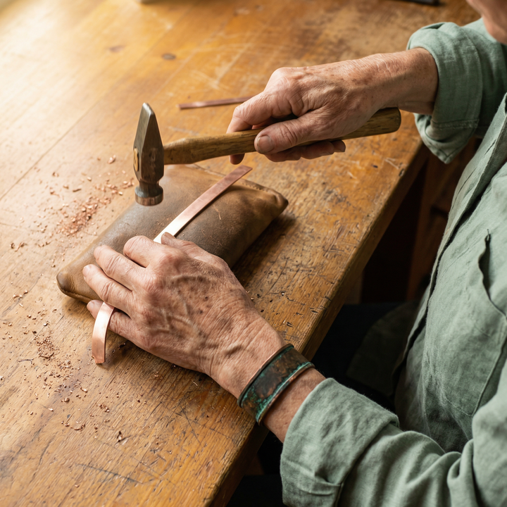 Grace's Jade Copper Bracelet