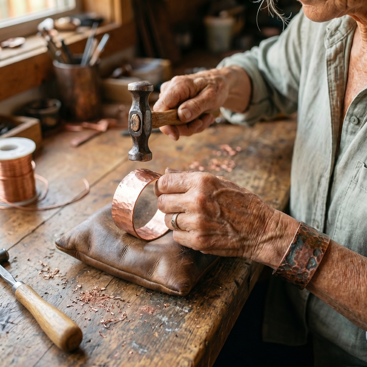 Grace's Anvil Copper Bracelet