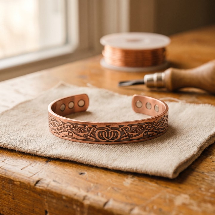 Grace's Moss Copper Bracelet