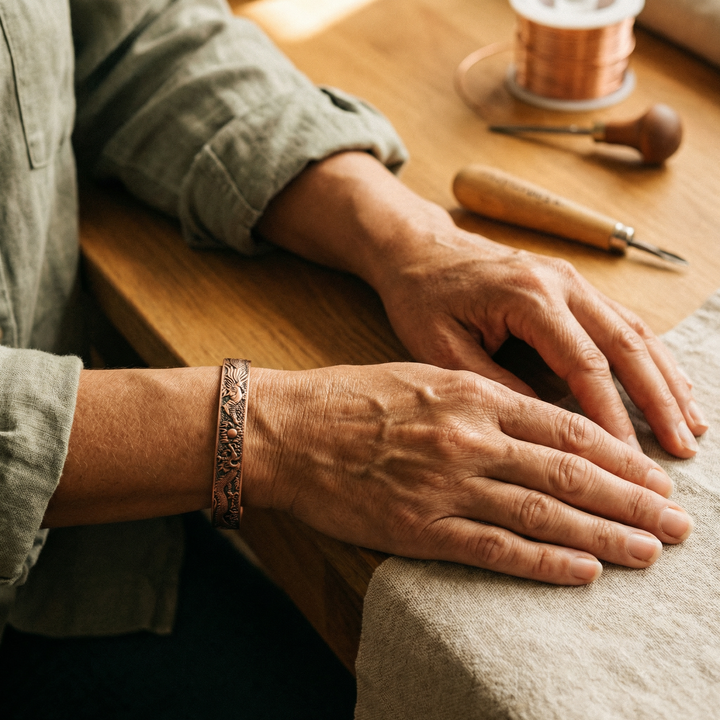 Grace's Loam Copper Bracelet