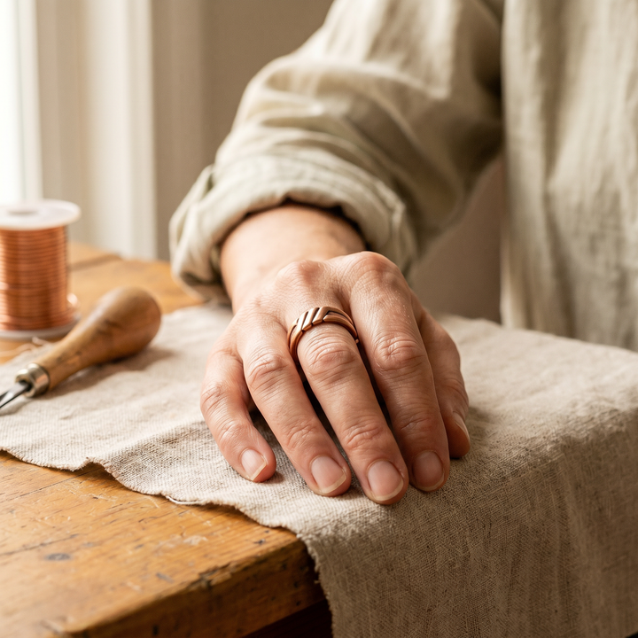 Grace's Peat Copper Ring