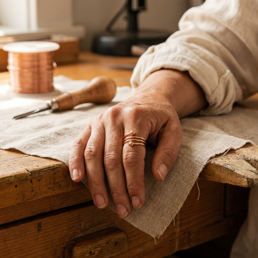 Grace's Silt Copper Ring