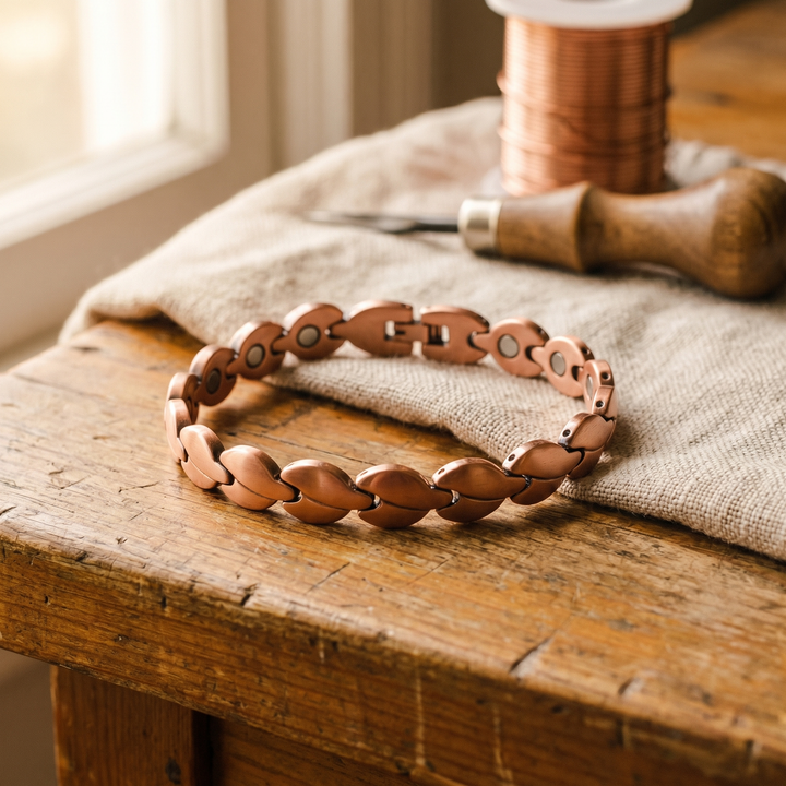 Grace's Marsh Copper Anklet