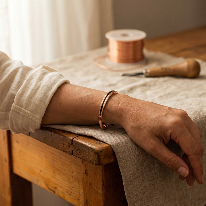 Grace's Vein Copper Bracelet
