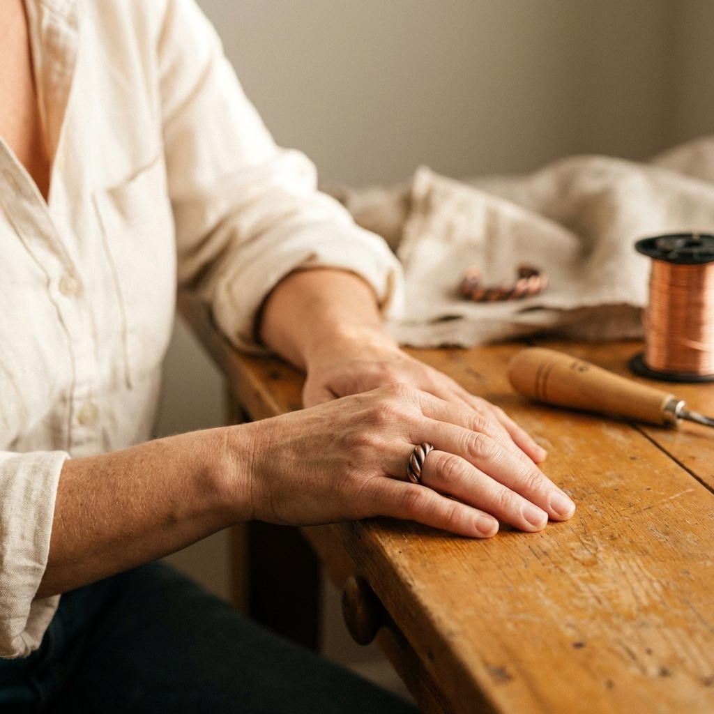 Grace's Tine Copper Ring