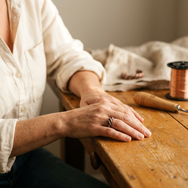 Grace's Tine Copper Ring