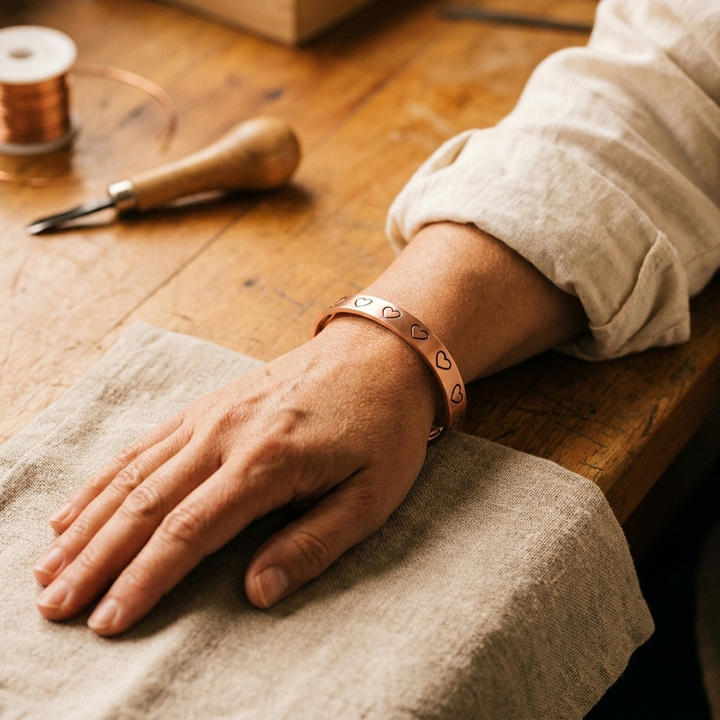 Grace's Hearth Copper Bracelet