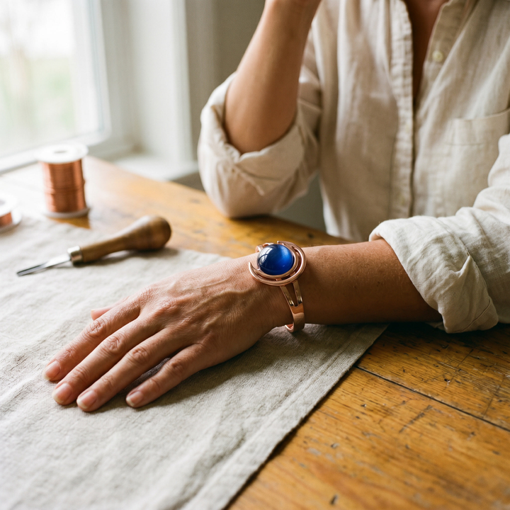 Grace's Sphere Copper Bracelet