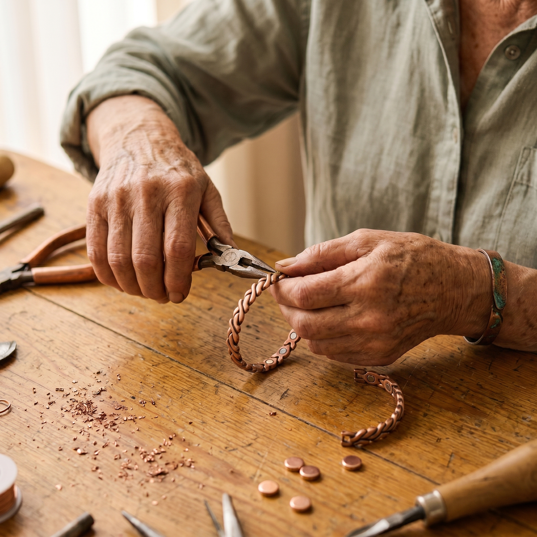 Grace's Dune Copper Anklet