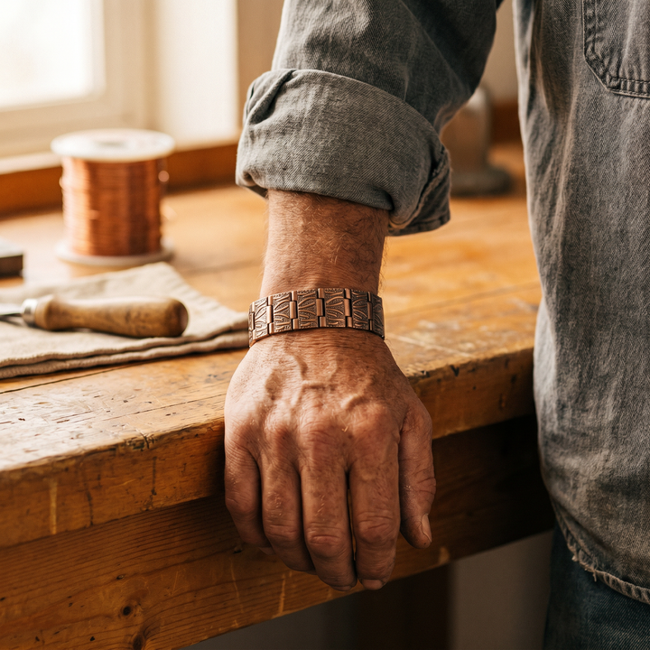 Grace's Grit Men's Copper Bracelet