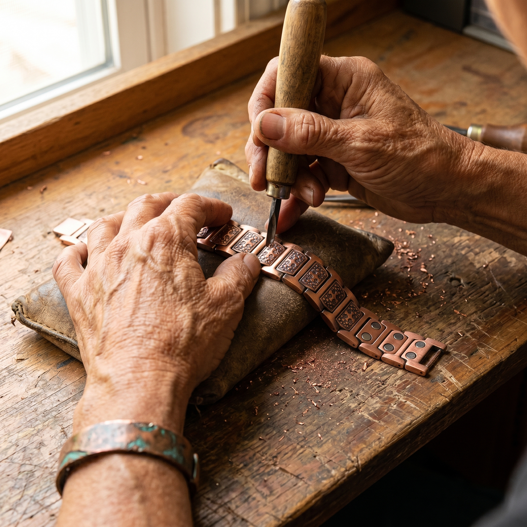 Grace's Gale Men's Copper Bracelet