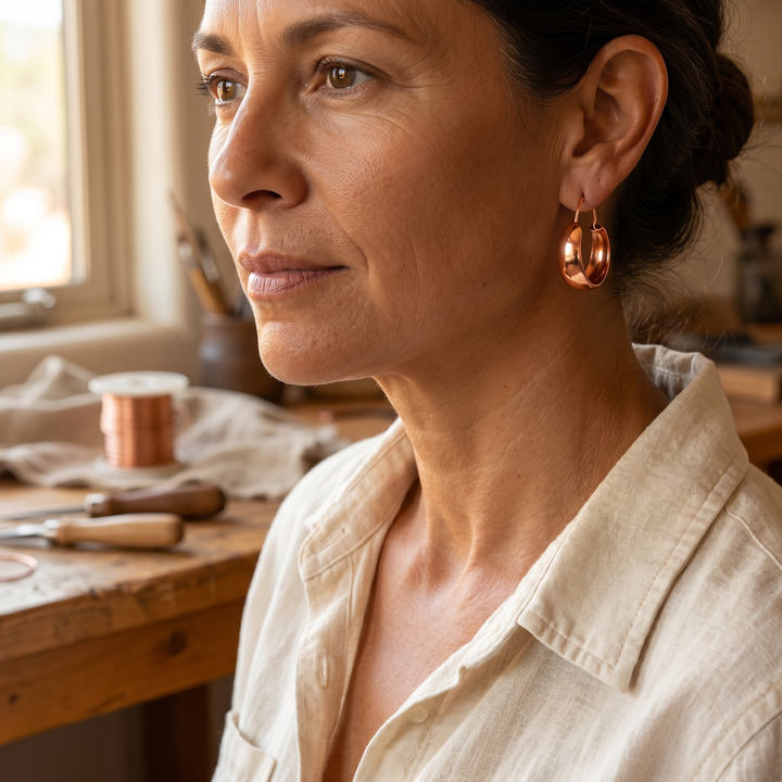 Grace's Dell Copper Earrings